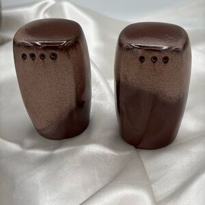 Frankoma Salt and Pepper in Plainsman Brown.